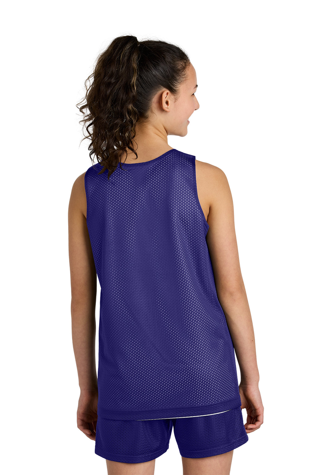 Sport‑Tek® Youth PosiCharge® Reversible Mesh Tank – YST5000