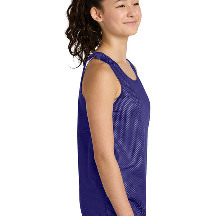 Sport‑Tek® Youth PosiCharge® Reversible Mesh Tank – YST5000