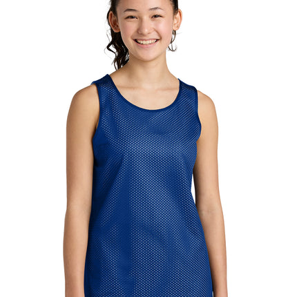 Sport‑Tek® Youth PosiCharge® Reversible Mesh Tank – YST5000