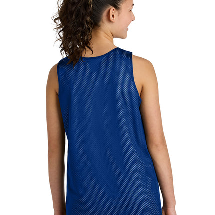 Sport‑Tek® Youth PosiCharge® Reversible Mesh Tank – YST5000