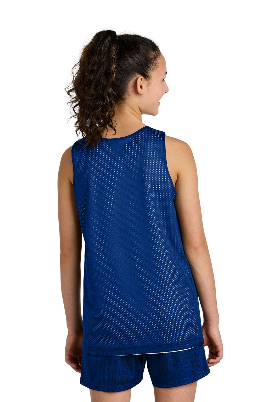 Sport‑Tek® Youth PosiCharge® Reversible Mesh Tank – YST5000
