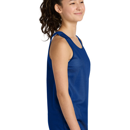 Sport‑Tek® Youth PosiCharge® Reversible Mesh Tank – YST5000