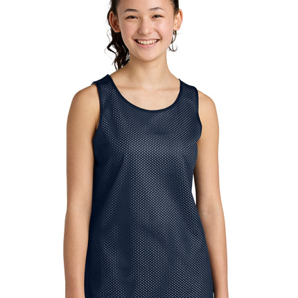 Sport‑Tek® Youth PosiCharge® Reversible Mesh Tank – YST5000
