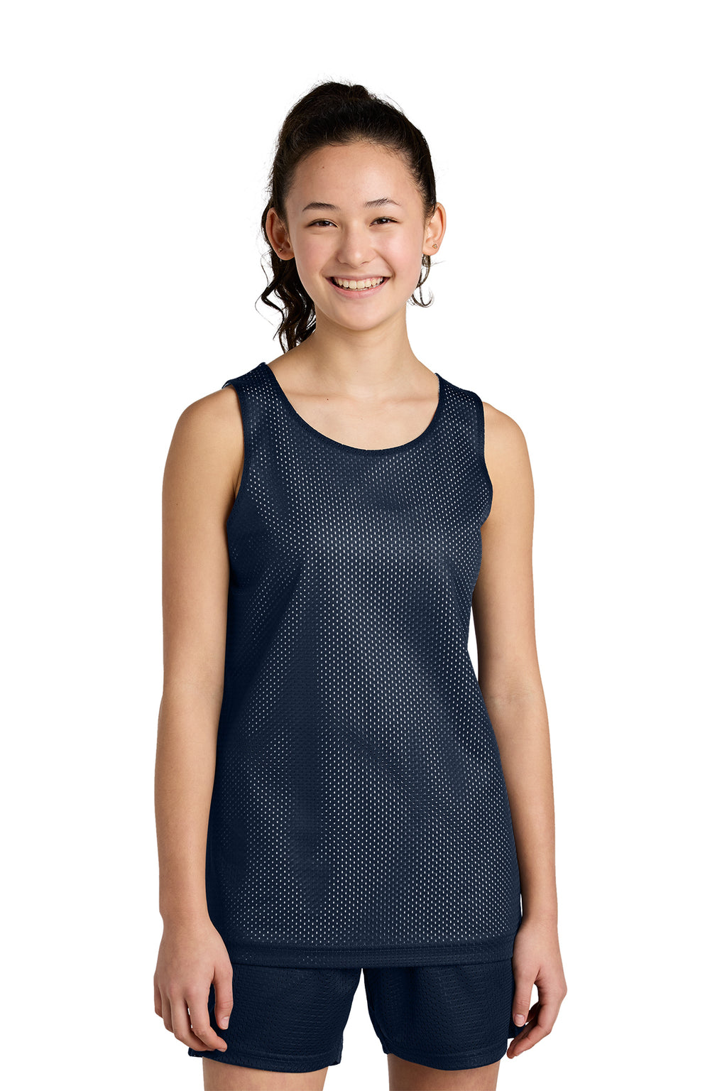 Sport‑Tek® Youth PosiCharge® Reversible Mesh Tank – YST5000