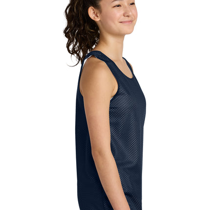 Sport‑Tek® Youth PosiCharge® Reversible Mesh Tank – YST5000