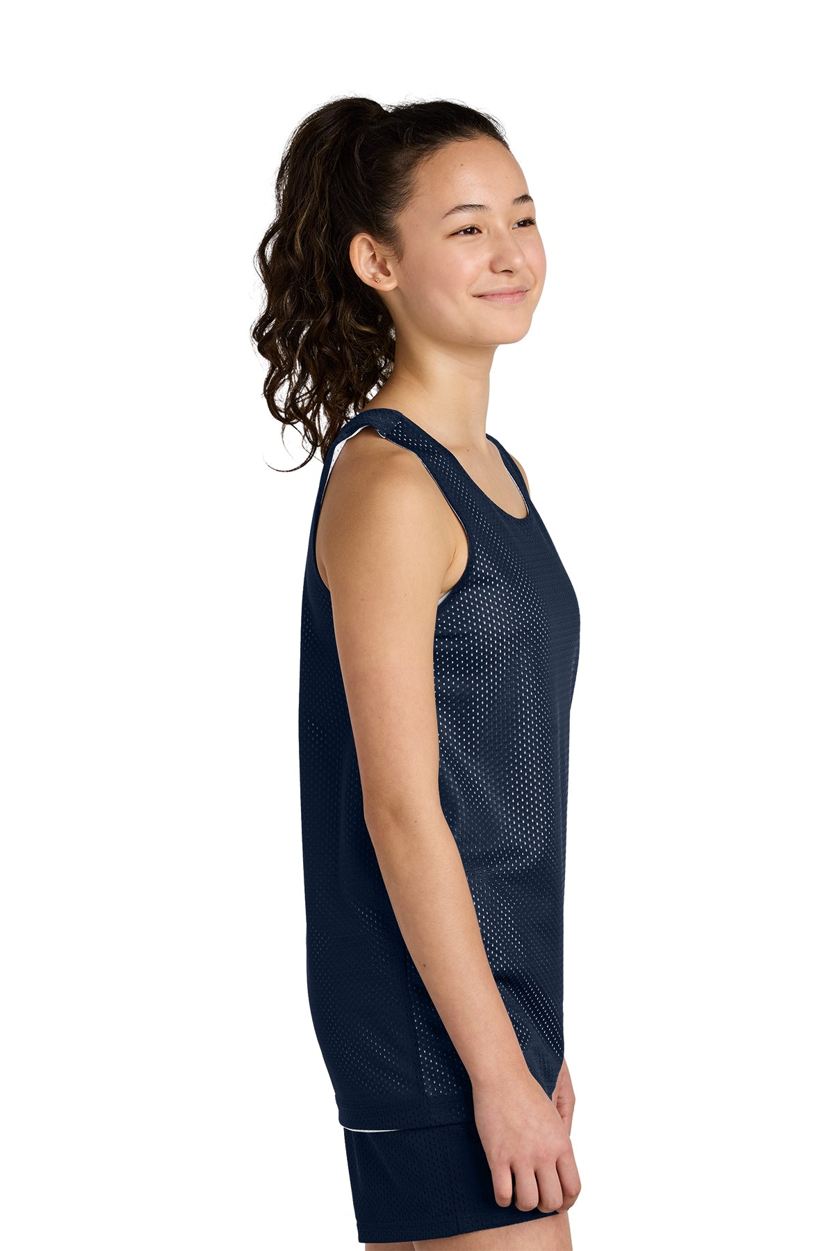Sport‑Tek® Youth PosiCharge® Reversible Mesh Tank – YST5000