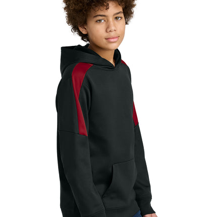 Sport‑Tek® Youth Sport‑Wick Fleece United Pullover Hoodie – YST255