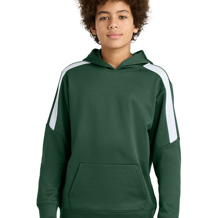 Sport‑Tek® Youth Sport‑Wick Fleece United Pullover Hoodie – YST255