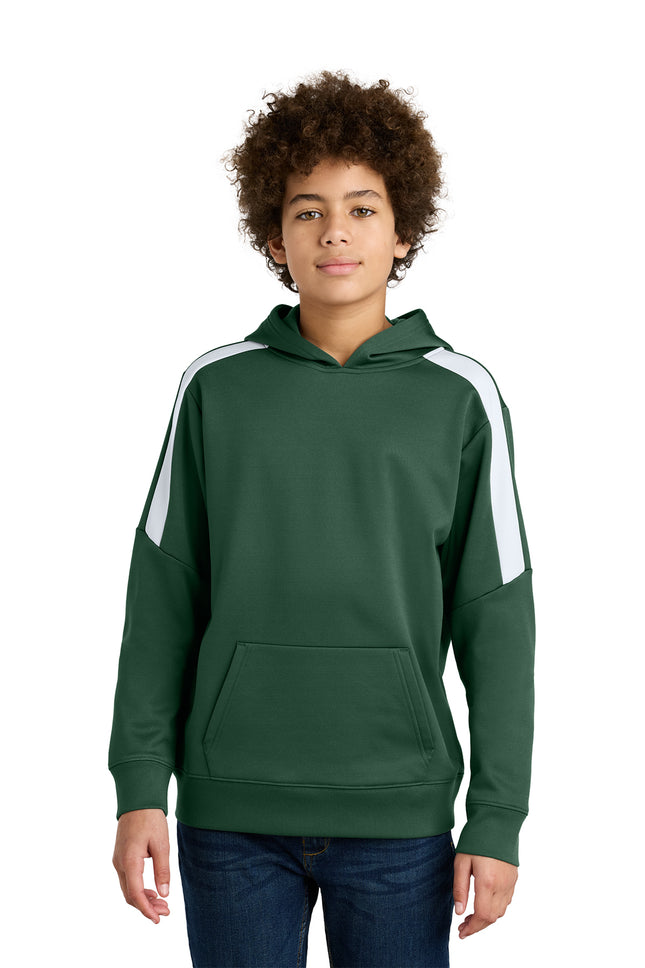 Sport‑Tek® Youth Sport‑Wick Fleece United Pullover Hoodie – YST255