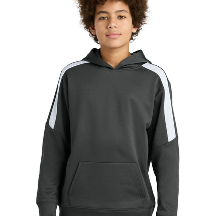 Sport‑Tek® Youth Sport‑Wick Fleece United Pullover Hoodie – YST255