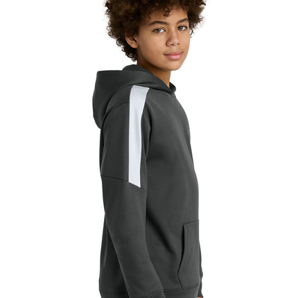 Sport‑Tek® Youth Sport‑Wick Fleece United Pullover Hoodie – YST255