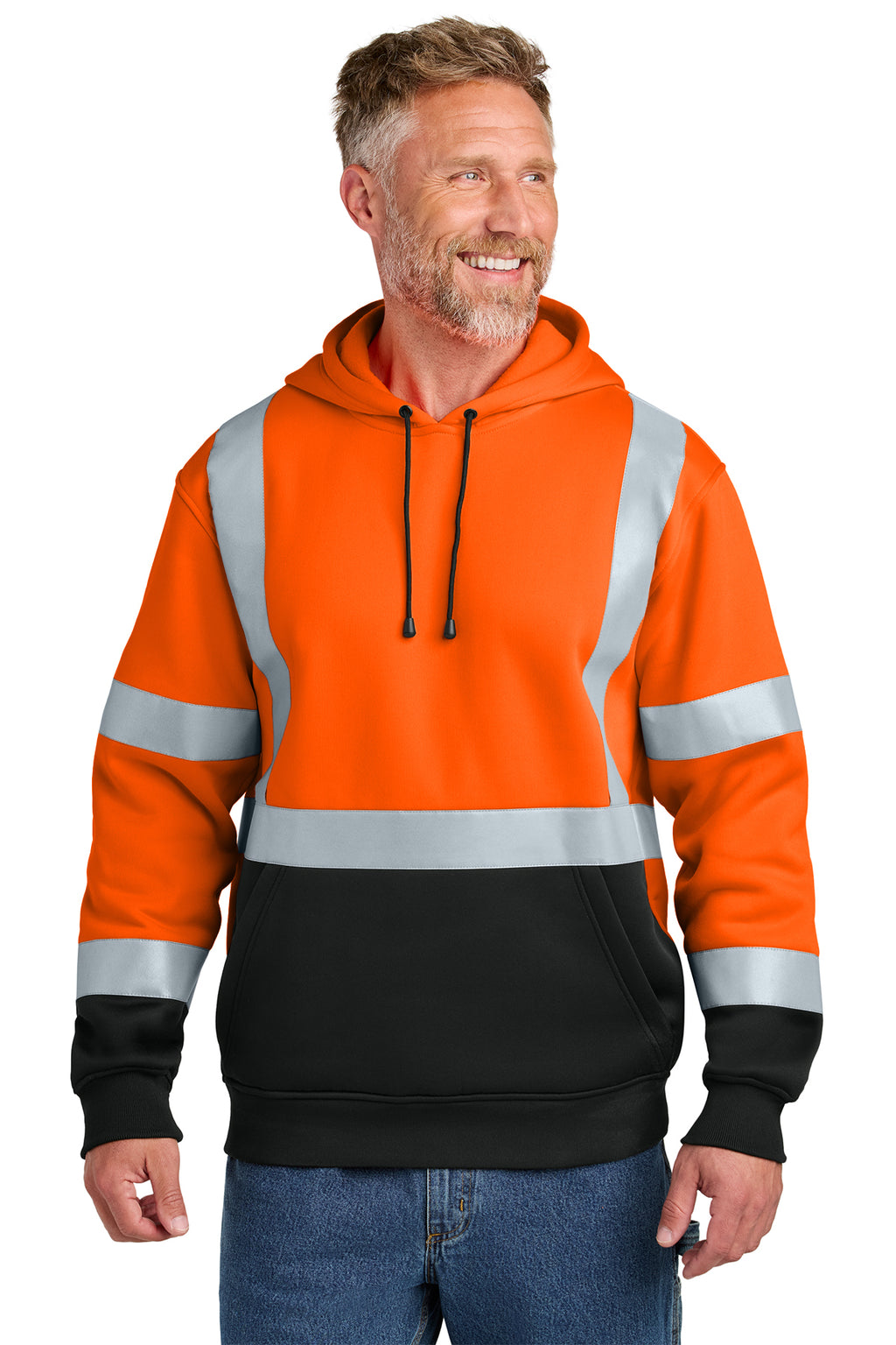CornerStone ANSI Class 3 Heavy‑Duty Fleece Safety Hoodie – CSF301