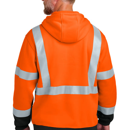 CornerStone ANSI Class 3 Heavy‑Duty Fleece Safety Hoodie – CSF301