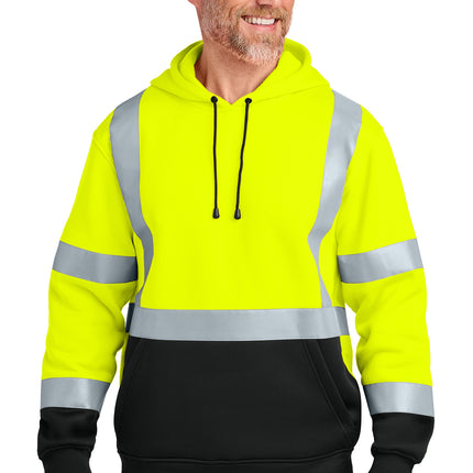 CornerStone ANSI Class 3 Heavy‑Duty Fleece Safety Hoodie – CSF301