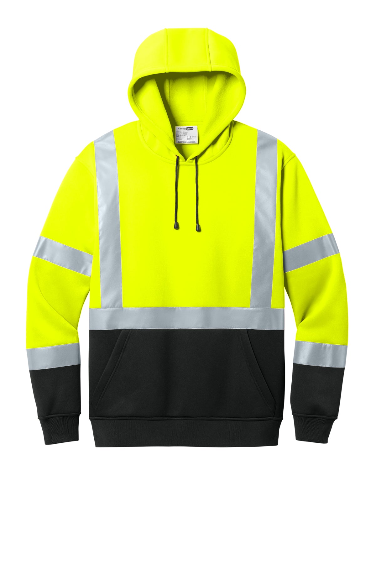 CornerStone ANSI Class 3 Heavy‑Duty Fleece Safety Hoodie – CSF301