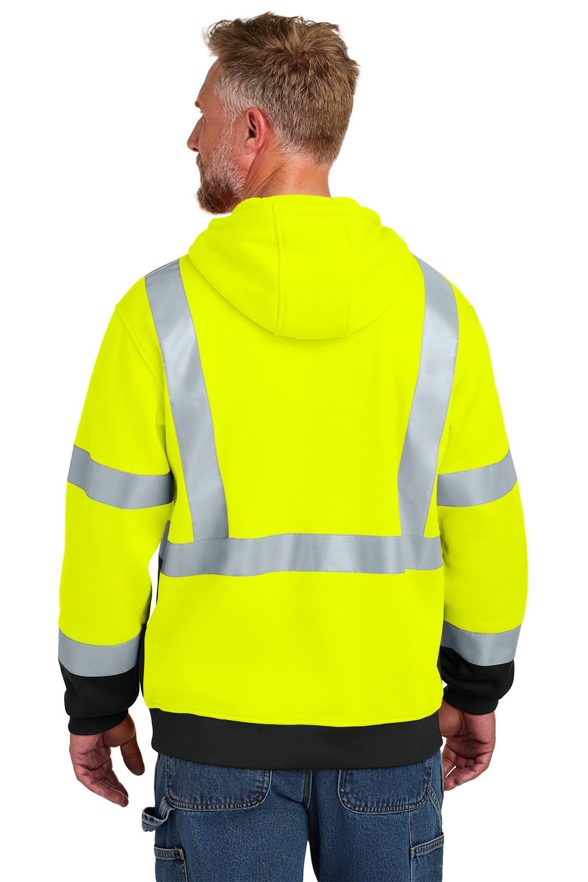 CornerStone ANSI Class 3 Heavy‑Duty Fleece Safety Hoodie – CSF301
