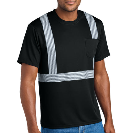 CornerStone® Enhanced Visibility Segmented Tape Tee – CS206