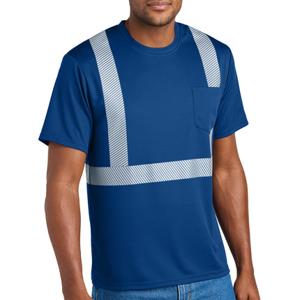 CornerStone® Enhanced Visibility Segmented Tape Tee – CS206