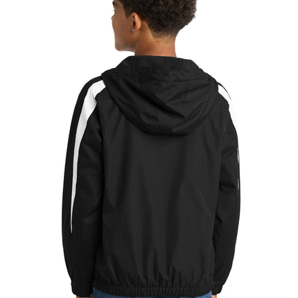 Sport‑Tek® Youth Fleece‑Lined Colorblock Jacket – YST81