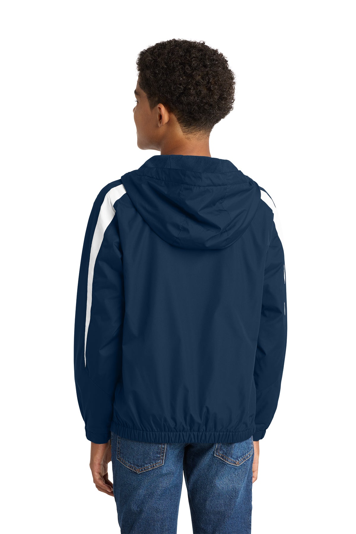 Sport‑Tek® Youth Fleece‑Lined Colorblock Jacket – YST81