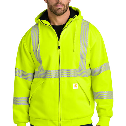 Carhartt® ANSI 107 Class 3 Lined Full‑Zip Sweatshirt – CT104988