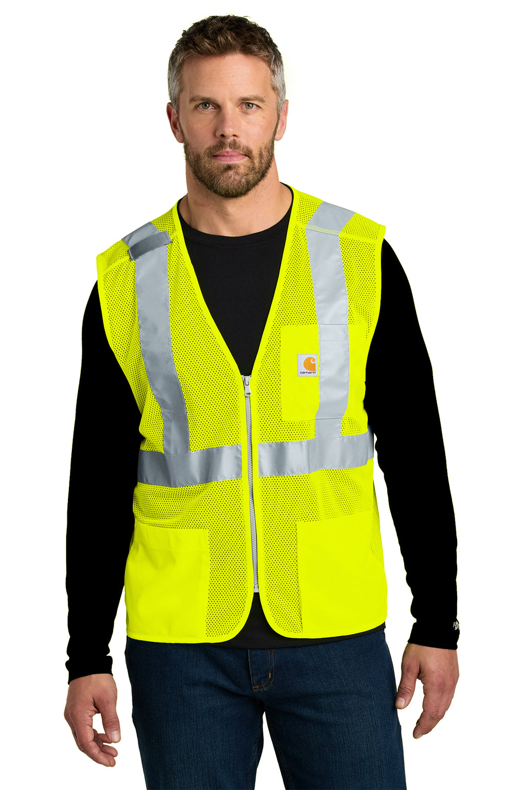 Carhartt® ANSI Class 2 Mesh Zip‑Front Vest – CT106171