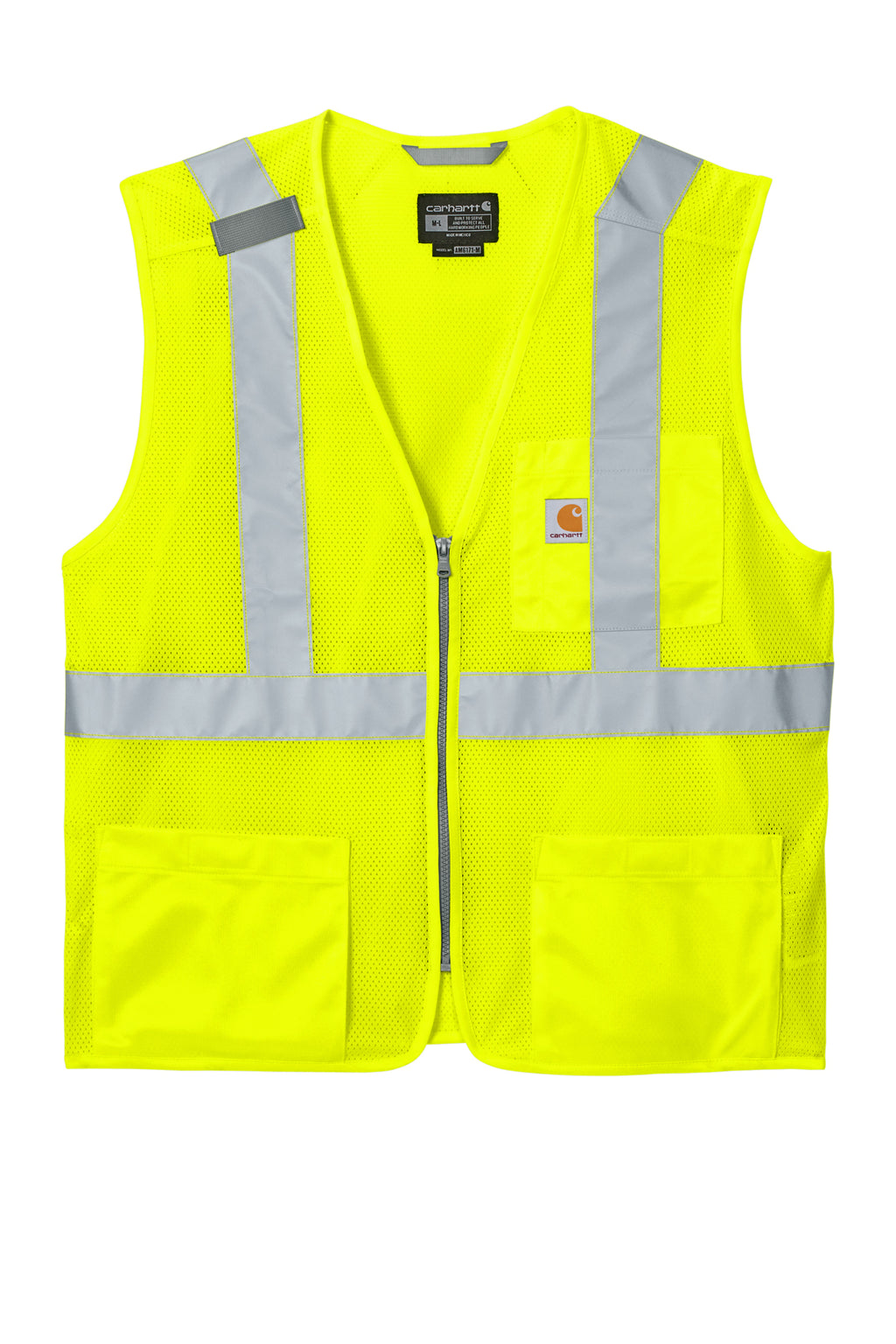 Carhartt® ANSI Class 2 Mesh Zip‑Front Vest – CT106171