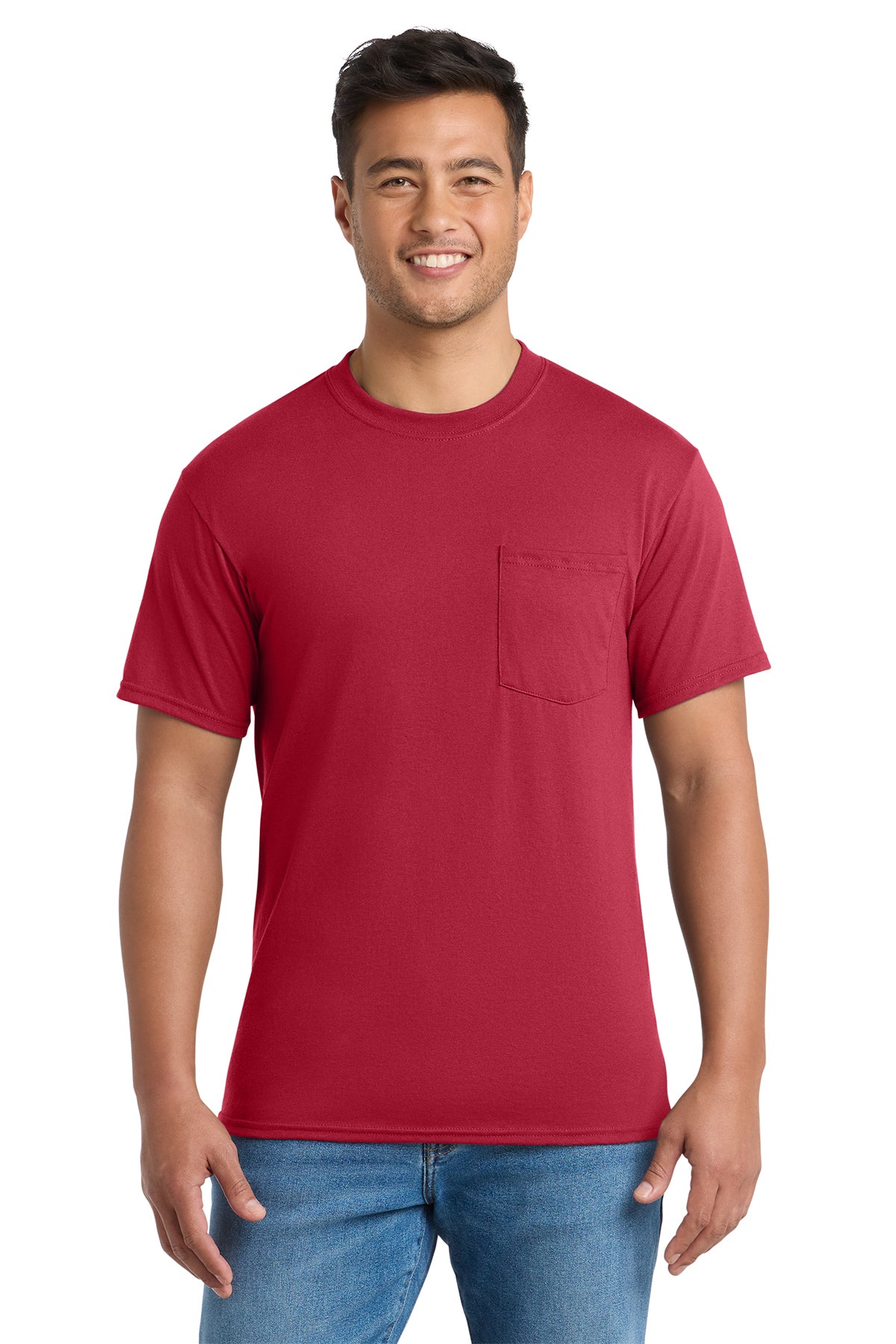 Port & Co™ Core Blend Pocket Tee – PC55P