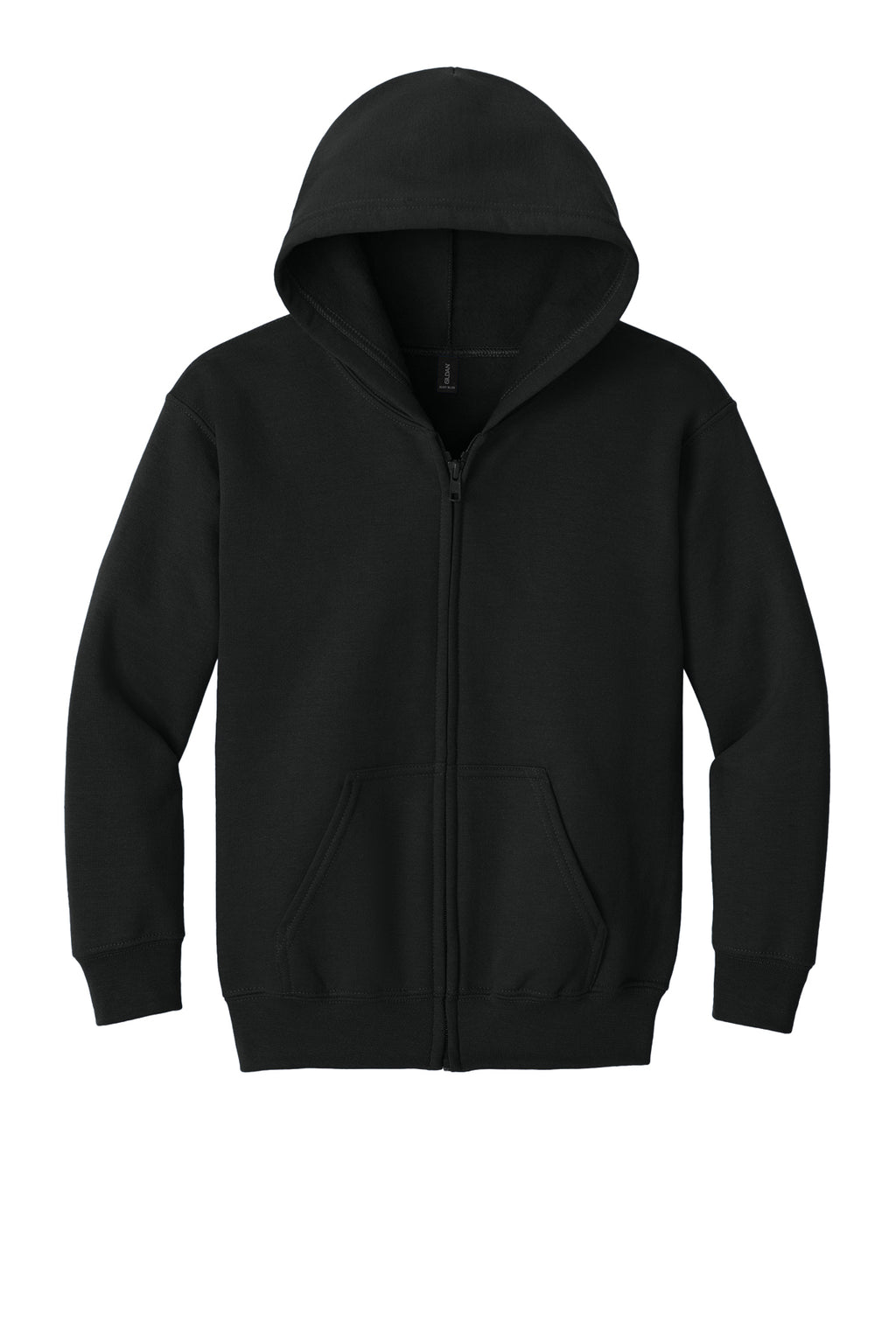 Gildan Youth Heavy Blend Full‑Zip Hooded Sweatshirt – 18600B