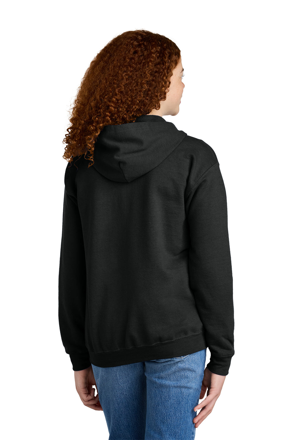 Gildan Youth Heavy Blend Full‑Zip Hooded Sweatshirt – 18600B