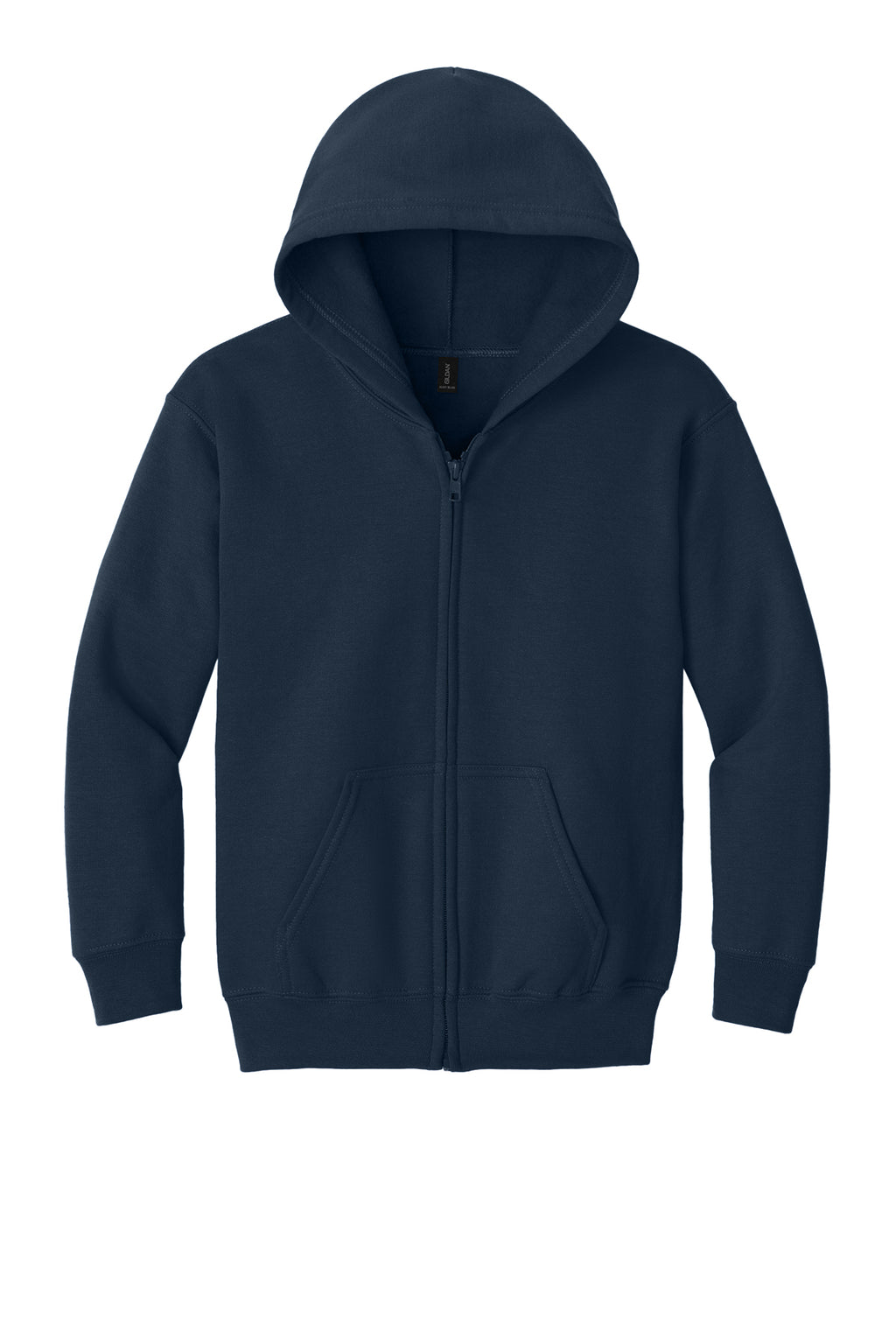 Gildan Youth Heavy Blend Full‑Zip Hooded Sweatshirt – 18600B