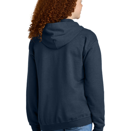 Gildan Youth Heavy Blend Full‑Zip Hooded Sweatshirt – 18600B