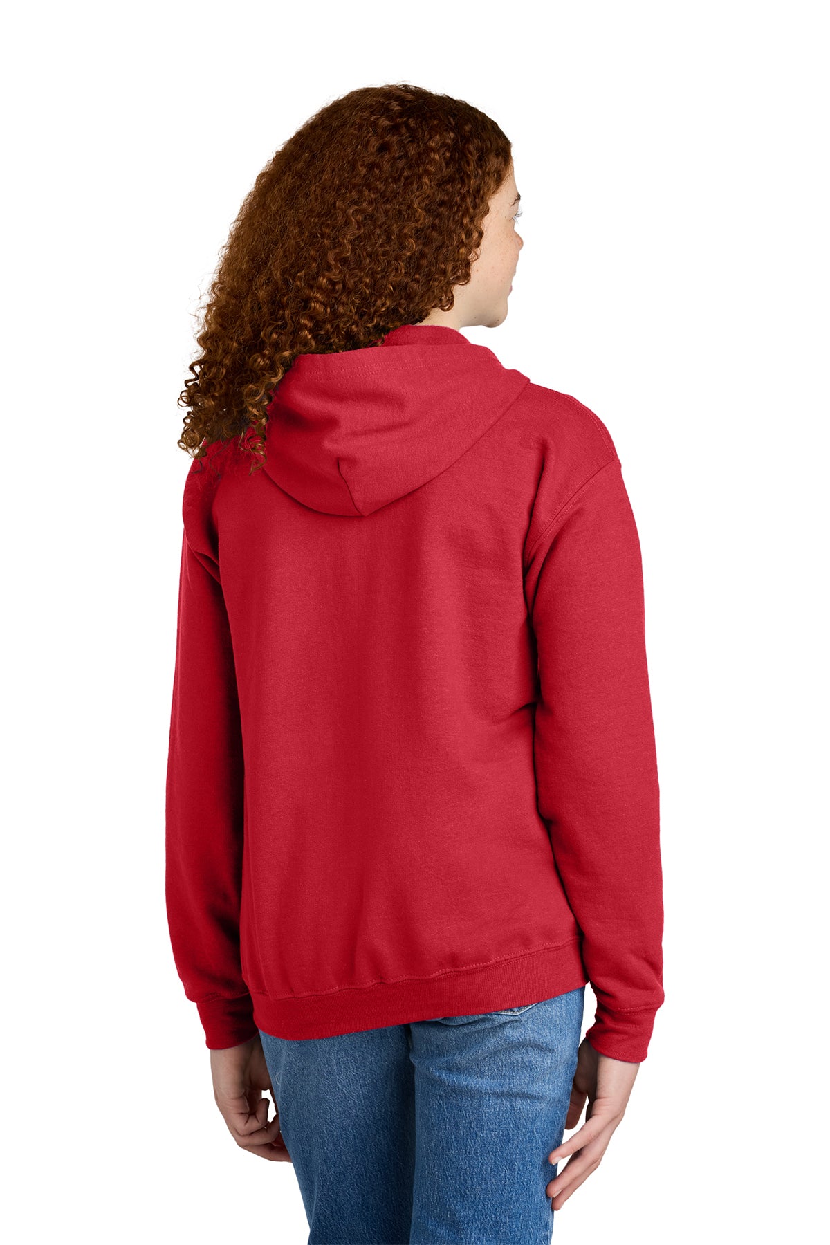 Gildan Youth Heavy Blend Full‑Zip Hooded Sweatshirt – 18600B