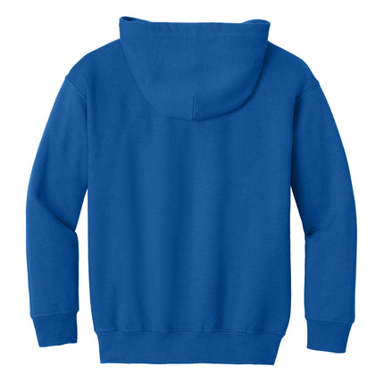 Gildan Youth Heavy Blend Full‑Zip Hooded Sweatshirt – 18600B