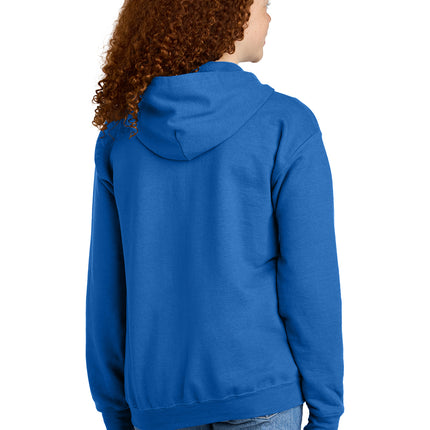 Gildan Youth Heavy Blend Full‑Zip Hooded Sweatshirt – 18600B