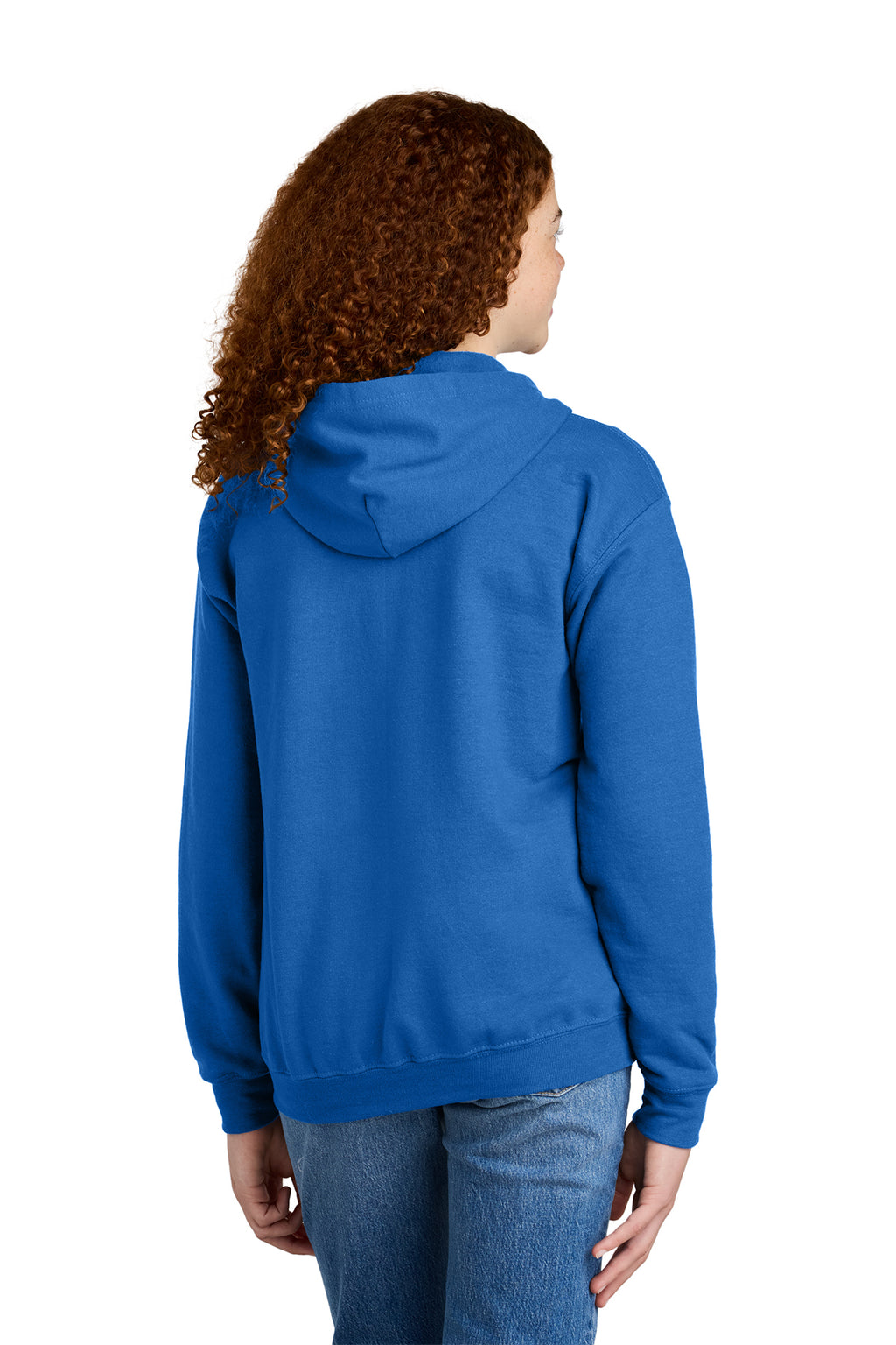 Gildan Youth Heavy Blend Full‑Zip Hooded Sweatshirt – 18600B