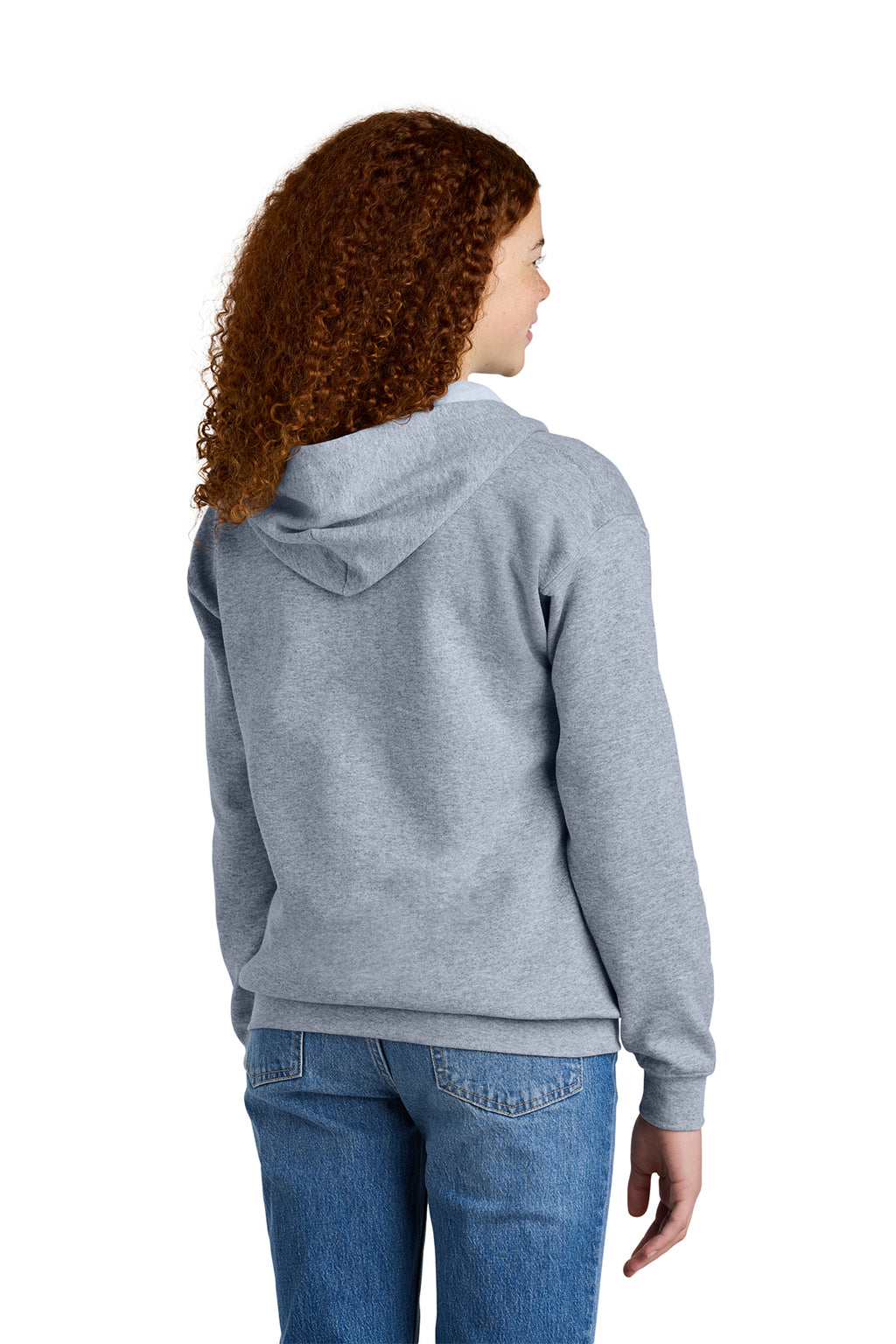 Gildan Youth Heavy Blend Full‑Zip Hooded Sweatshirt – 18600B