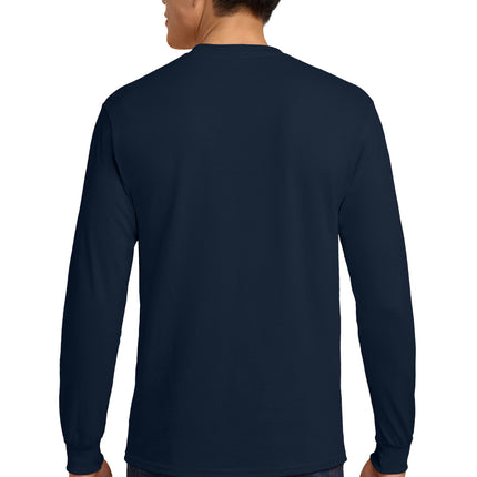 Gildan® Ultra Cotton® Long Sleeve Pocket T‑Shirt – 2410