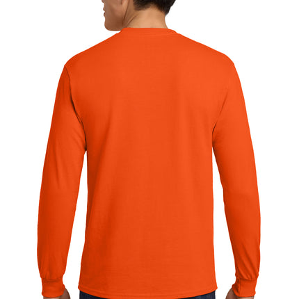 Gildan® Ultra Cotton® Long Sleeve Pocket T‑Shirt – 2410