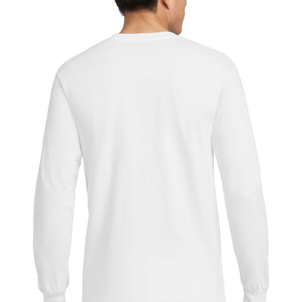 Gildan® Ultra Cotton® Long Sleeve Pocket T‑Shirt – 2410