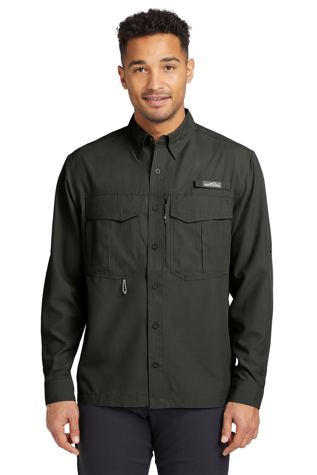 Eddie Bauer Long Sleeve Performance Fishing Shirt — EB600