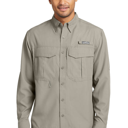 Eddie Bauer Long Sleeve Performance Fishing Shirt — EB600