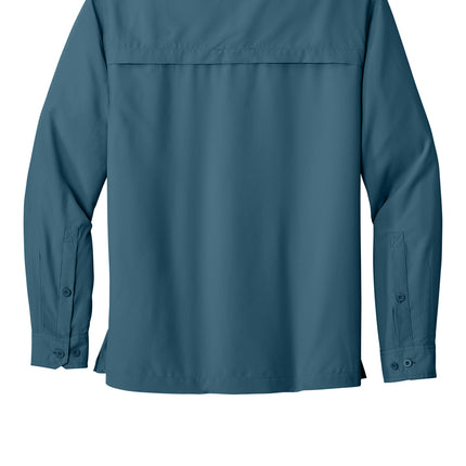 Eddie Bauer Long Sleeve Performance Fishing Shirt — EB600