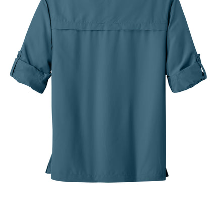 Eddie Bauer Long Sleeve Performance Fishing Shirt — EB600