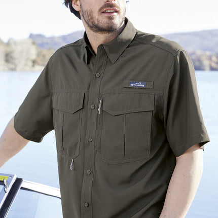 Eddie Bauer Short Sleeve Performance Fishing Shirt — EB602