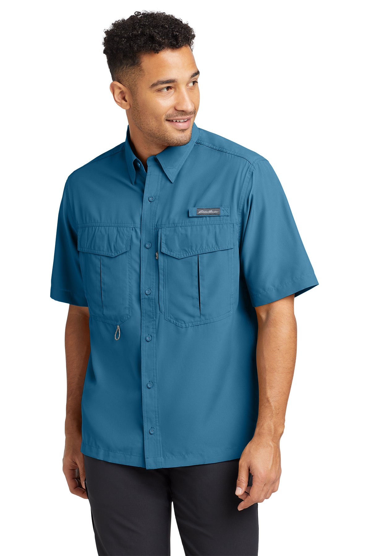 Eddie Bauer Short Sleeve Performance Fishing Shirt — EB602