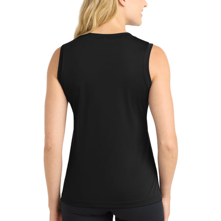 Sport‑Tek® Women’s Sleeveless PosiCharge® Competitor™ V‑Neck Tee – LST352