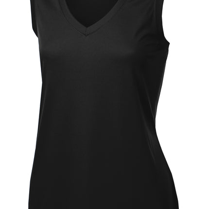 Sport‑Tek® Women’s Sleeveless PosiCharge® Competitor™ V‑Neck Tee – LST352