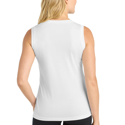 Sport‑Tek® Women’s Sleeveless PosiCharge® Competitor™ V‑Neck Tee – LST352