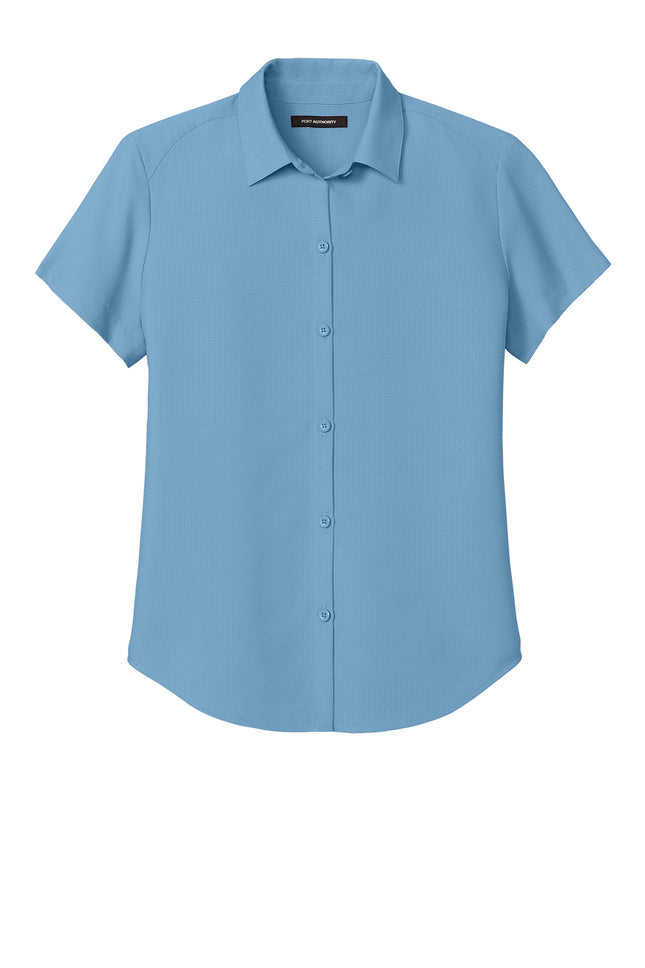 Port Authority Women’s Short Sleeve UV Dockside Shirt — LW963